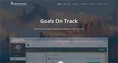 Desktop Screenshot of goalsontrack.com