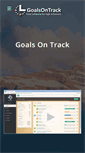 Mobile Screenshot of goalsontrack.com